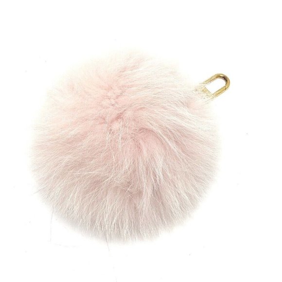 Authentic LOUIS VUITTON M67371 Fluffy Fuzzy bubble Bag Charm charm fur pink - Picture 7 of 8